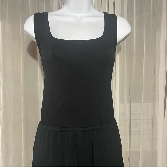 NWOT Jason Wu Sleeveless Knit Ruffle Shirred Tiered Smocked Midi Dress Size XL - Picture 4 of 11